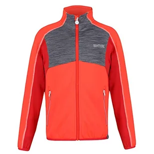Regatta Kid's Oberon II' Extol elastyczna kurtka miękka powłoka, ognisty koral/Dapple, 4XL - Kurtki i płaszcze dla dziewczynek - miniaturka - grafika 1