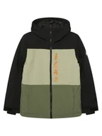 Kurtki narciarskie - Quiksilver Kurtka snowboardowa Side Hit EQBTJ03195 Zielony Regular Fit - miniaturka - grafika 1
