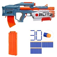 Zabawki militarne - Nerf Elite 2.0 MotoBlitz F5872 + magazynek + 30 strzałek waffle - miniaturka - grafika 1