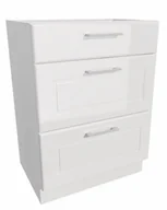 Szafki kuchenne - Szafka Dolna Alto 3 Szuflady 60X82 Mdf Biały Połysk - miniaturka - grafika 1