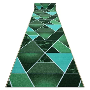 CHODNIK PODGUMOWANY TRÓJKĄTY zieleń 120cm, 120x180 cm - Dywany - miniaturka - grafika 1