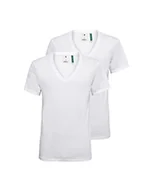 Koszulki męskie - G-STAR RAW Koszulka męska Base Heather 2-pak, Biały (biały stały D07203-2757-2020), XS - miniaturka - grafika 1