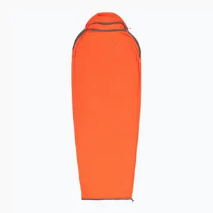 Wkładka do śpiwora Sea to Summit Reactor Extreme Sleeping Bag Liner Mummy ST spicy orange/beluga - Śpiwory - miniaturka - grafika 1