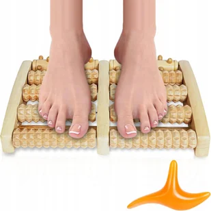 WAŁEK DO MASAŻU STÓP DREWNIANY MASAŻER REDUKCJA STRESU WSPOMAGA KRĄŻENIE - Masażery WAŁEK DO MASAŻU STÓP DREWNIANY MASAŻER REDUKCJA STRESU WSPOMAGA KRĄŻENIE - Masażery - miniaturka - grafika 1