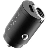 Ładowarki samochodowe - Fixed Zasilacz samochodowy 2x USB-C PD 30W FIXCC30M-CC-BK - miniaturka - grafika 1