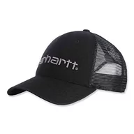 Czapki damskie - Carhartt M?ska czapka z daszkiem z siateczk? z ty?u, czarna, OFA, Czarny, Rozmiar uniwersalny - miniaturka - grafika 1