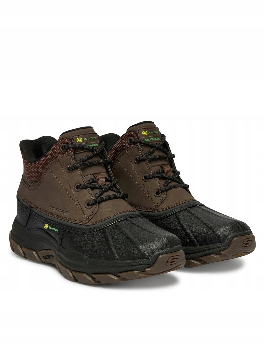 SKECHERS JOHN DEERE MĘSKIE TRZEWIKI WODOODPORNE SKÓRA NATURALNA 47,5 16GA