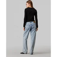 Bluzki damskie - CALVIN KLEIN JEANS Bluzka | Slim Fit - miniaturka - grafika 1