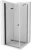 Kabiny prysznicowe - Mexen Lima kabina prysznicowa składana 120x120 cm, transparent, czarna - 856-120-120-70-00 - miniaturka - grafika 1