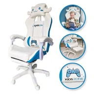 Fotele gamingowe - Fotel Gamingowy Bunny Gamer Obrotowy Z Podnóżkiem Kids Zone Ko27N - miniaturka - grafika 1