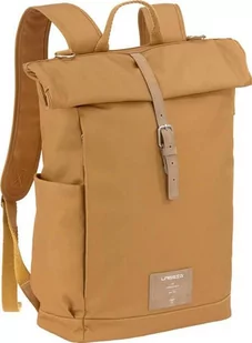 Lassig Plecak dla mam z akcesoriami Rolltop Backpack curry (Green Label) - Torby i organizery dla mam - miniaturka - grafika 1