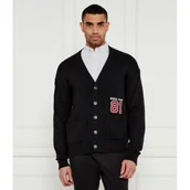 Swetry męskie - Guess Jeans Kardigan CARDI | Regular Fit - miniaturka - grafika 1