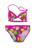 Stroje kąpielowe - Dziewczęcy kostium kąpielowyowoce fioletowo-różowy Mariss r.104/110 - miniaturka - grafika 1