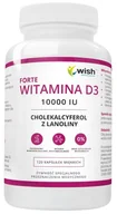 Witaminy i minerały - Wish, Witamina D3 10000IU, 120 kaps. - miniaturka - grafika 1