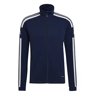 Kurtki męskie - adidas Kurtka męska Sq21 Tr Jkt, granatowa/biała, HC6279, XL EU - grafika 1