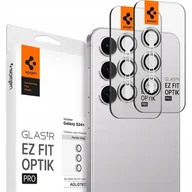 Szkła hartowane na telefon - Szkło na aparat Spigen Glas.tR Ez Fit Optik Pro 2-Pack do Galaxy S24 Plus, szare - miniaturka - grafika 1