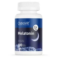 Witaminy i minerały - Ostrovit OstroVit Melatonina 300 tabletek 5903246228779 - miniaturka - grafika 1