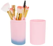 Palety i zestawy do makijażu - Zestaw Profesjonalnych Pędzli do Makijażu Rose x12 - miniaturka - grafika 1