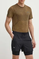 Spodenki męskie - Under Armour szorty do biegania Launch kolor czarny - miniaturka - grafika 1