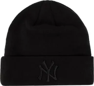 Czapki damskie - New Era New Era New York Yankees Cuff Hat 12122729 Czarne OSFM - miniaturka - grafika 1