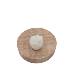 Świeczka zapachowa mała różyczka 3,4 cm zapach Truskawka - Świece - miniaturka - grafika 1