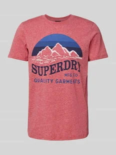 T-shirt z nadrukowanym motywem i logo model ‘Great Outdoors’ - Koszulki męskie - miniaturka - grafika 1