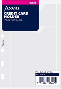 Pocket Kreditkortholder Transparent121x89x2mm 0,01kg 1stk - Wizytowniki - miniaturka - grafika 1