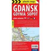 Atlasy i mapy - Plastic map Gdańsk Gdynia Sopot 1:26 000 - miniaturka - grafika 1