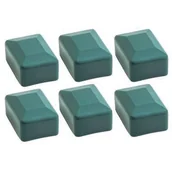 Akcesoria do ogrodzeń - Kapturek zielony 6 x 4 cm 6 sztuk Polbram - miniaturka - grafika 1