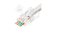 Adaptery i przejściówki - Microconnect KON505-50EZ wtyczka RJ-45 Przezroczysty - miniaturka - grafika 1