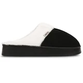 Kapcie damskie - Kapcie Damskie Lekkie Z Futerkiem Ciapy Laczki Wsuwane Modne Stylowe Domowe Futerkowe Cieple Papcie Wygodne Komfortowe Ocieplane Knowi Czarne 36/37 - miniaturka - grafika 1