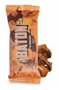 KruKam Baton Daktylowy słony karmel w czekoladzie 33g - Batoniki - miniaturka - grafika 1