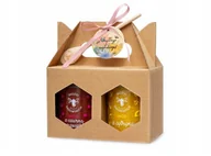 Miód - Zestaw z 2 miodami - miód z maliną 430 g; miód z cytryną 430 g - miniaturka - grafika 1