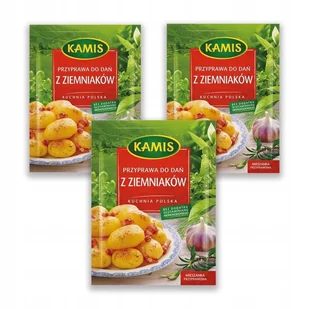 Kamis Kuchnia polska Przyprawa do dań z ziemniaków Mieszanka przyprawowa 25 g x 3 sztuk - Przyprawy i zioła sypkie - miniaturka - grafika 1