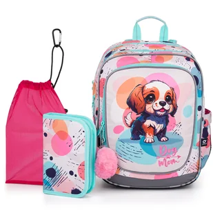 Topgal Komplet szkolny ENDY 24049 SET MEDIUM - Plecaki szkolne i tornistry - miniaturka - grafika 1