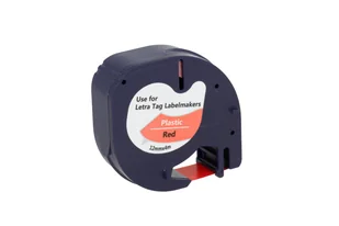 Zamiennik taśmy DYMO 59424 12mm czerwona/czarny - Etykiety do drukarek - miniaturka - grafika 6