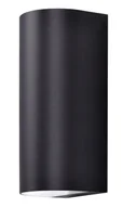 Lampy ogrodowe - Czarny elewacyjny kinkiet ogrodowy tuba - A462 W8-N61 - miniaturka - grafika 1