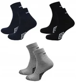 Skarpetki męskie - Umbro Skarpetki Quarter wielokolorowy rozmiar 39-42 - miniaturka - grafika 1