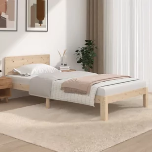 Lumarko Rama łóżka, lite drewno sosnowe, 100 x 200 cm - Łóżka - miniaturka - grafika 1