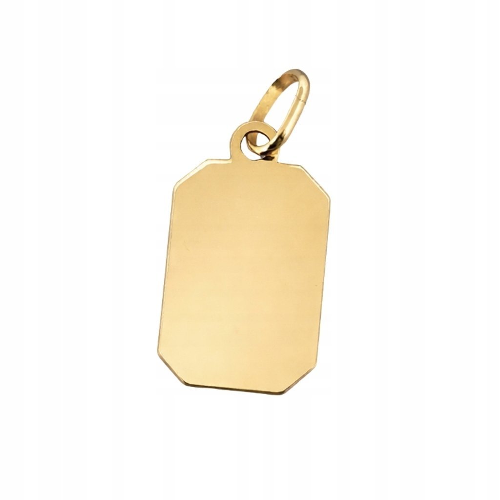 Zawieszka blaszka ze złota pr. 585, 14K