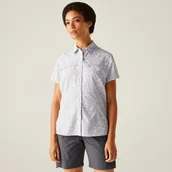 Odzież trekkingowa damska - Travel Packaway damska koszula z krótkim rękawem - miniaturka - grafika 1