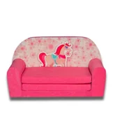Zestawy mebli dla dzieci - SOFKA DZIECIĘCA ROZKŁADANA SKŁADANA PIANKOWA KANAPA SOFA ŁÓŻKO PREZENT - miniaturka - grafika 1