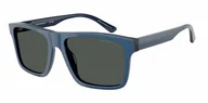Okulary przeciwsłoneczne - Okulary Przeciwsłoneczne Emporio Armani EA 4232 Iridescent Blue - miniaturka - grafika 1