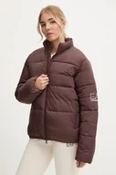 Kurtki damskie - EA7 Emporio Armani kurtka damska kolor brązowy zimowa PNHXZ.6DUB02 - miniaturka - grafika 1