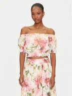 Bluzki damskie - Guess Bluzka W5GH61 WH4S2 Kolorowy Regular Fit - miniaturka - grafika 1