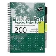 Zeszyty szkolne - Kołozeszyt Pukka Pad A4 Project Book z recyklingu zielony - miniaturka - grafika 1
