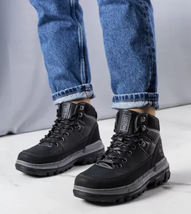 Czarne trapery Big Star KK274222 BLACK-41 - Botki damskie - miniaturka - grafika 1
