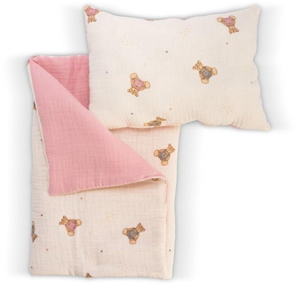 ASI Pościel w misie do łóżeczka dla lalki do 46cm