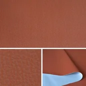 Pasmanteria - Eco Skóra Eko Sztuczna Skóra Skaj Derma Tkanina Tapicerska Pomarańcz 0,5Mb - miniaturka - grafika 1