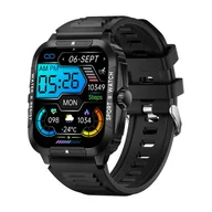 Smartwatch - Colmi P76 Czarny - miniaturka - grafika 1